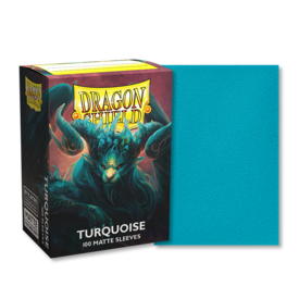 Arcane Tinmen DRAGON SHIELD SLEEVES MATTE TURQUOISE 100CT