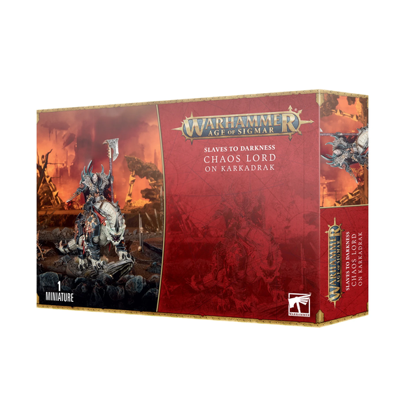 Games Workshop AOS - SLAVES TO DARKNESS - Lord on karkadrak