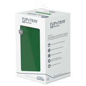 Ultimate Guard UG - FLIP N TRAY - DECK CASE (80+) - Green