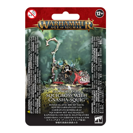 Gloomspite Gitz AOS - GLOOMSPITE GITZ - Squigboss with Gnasha-Squig