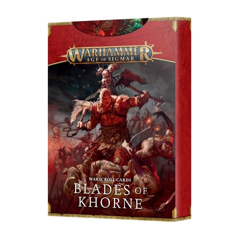 AOS - WARSCROLL CARDS - Blades of Khorne