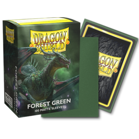Arcane Tinmen DRAGON SHIELD SLEEVES MATTE FOREST GREEN 100CT