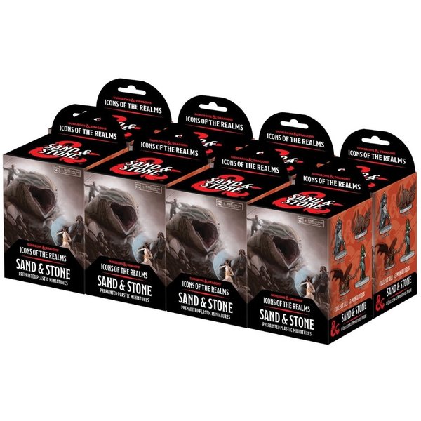 WIZKIDS DND - ICONS 26 - BOOSTER BRICK (8ct) - Sand and Stone