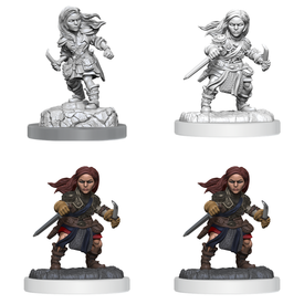 WIZKIDS DND - UNPAINTED MINIS - WV20 - Female Halfling Rogue