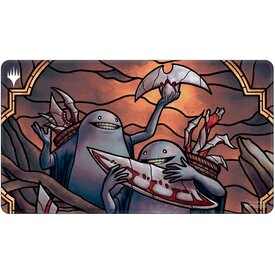 Ultra Pro UP PLAYMAT MTG MOTM AFTERMATH WHITE STITCH V3