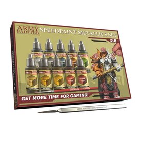 Army Painter ARMY PAINTER - WARPAINTS - SPEEDPAINT - Metallics Set 2.0