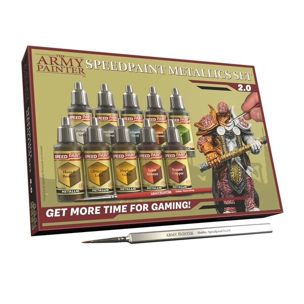 Army Painter ARMY PAINTER - WARPAINTS - SPEEDPAINT - Metallics Set 2.0