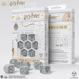 Q Workshop HARRY POTTER SLYTHERIN MODERN DICE - WHITE