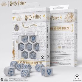 Q Workshop HARRY POTTER RAVENCLAW MODERN DICE - WHITE