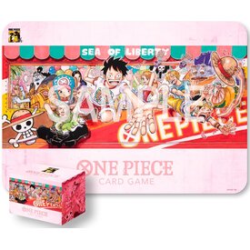 Bandai ONE PIECE CG PLAYMAT/CARD CASE SET 25TH EDITION