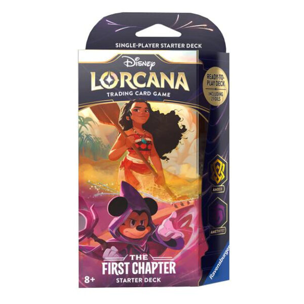 Ravensburger Disney Lorcana: The First Chapter - Starter Deck - Amber & Amethyst