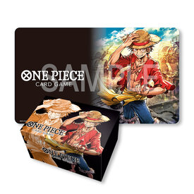 Bandai ONE PIECE - PLAYMAT/CARD CASE SET - Monkey D. Luffy