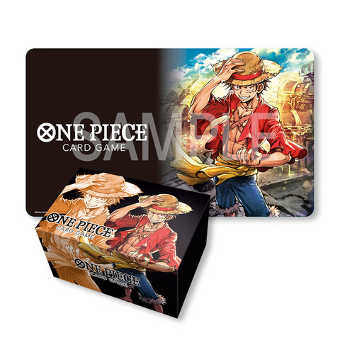 ONE PIECE - PLAYMAT/CARD CASE SET - Monkey D. Luffy