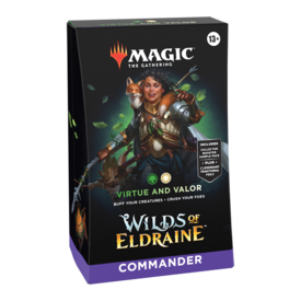 Wizards of the Coast MTG - WILDS OF ELDRAINE - COMMANDER - Virtue and Valor