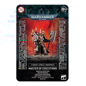 Chaos Space Marines 40K - CHAOS SPACE MARINES - Master of Executions