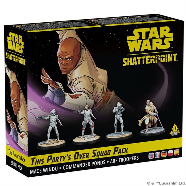 Atomic Mass Games Star Wars: Shatterpoint: This Party's Over: Mace Windu Squad Pack