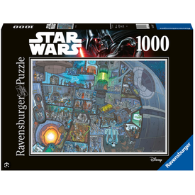 Ravensburger PUZZLE 1000 STAR WARS WHERE'S WOOKIE