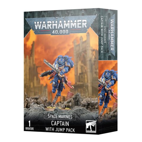 40K - SPACE MARINES - Captain with jump pack