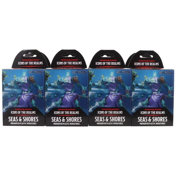 WIZKIDS DND - ICONS 28 - BOOSTER BRICK (8ct) - Seas and Shores