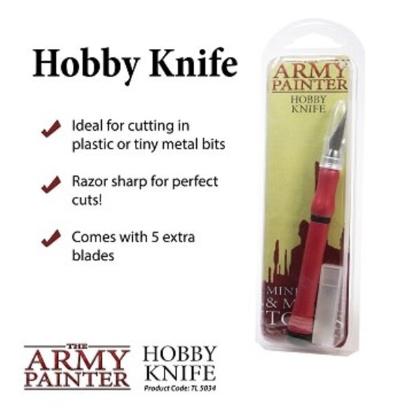 Army Painter MINIATURE & MODEL TOOLS: PRECISION HOBBY KNIFE