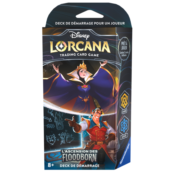 Ravensburger DISNEY LORCANA - RISE OF THE FLOODBORN (FR)  - Deck - Ambre et Saphir