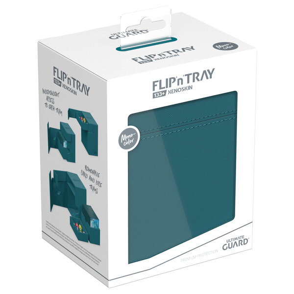 Ultimate Guard UG - FLIP N TRAY - DECK CASE (133+) - Petrol