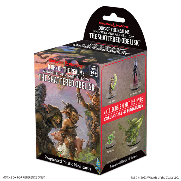 WIZKIDS DND - ICONS 29 - 8CT BOOSTER PACK - Phandelver/Obelisk