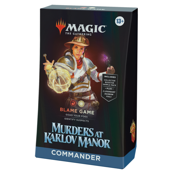 Wizards of the Coast MTG MURDERS AT KARLOV MANOR COMMANDER DECK - BLAME GAME