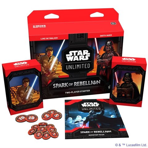 STAR WARS - UNLIMITED - SPARK OF REBELLION - Two Player Starter