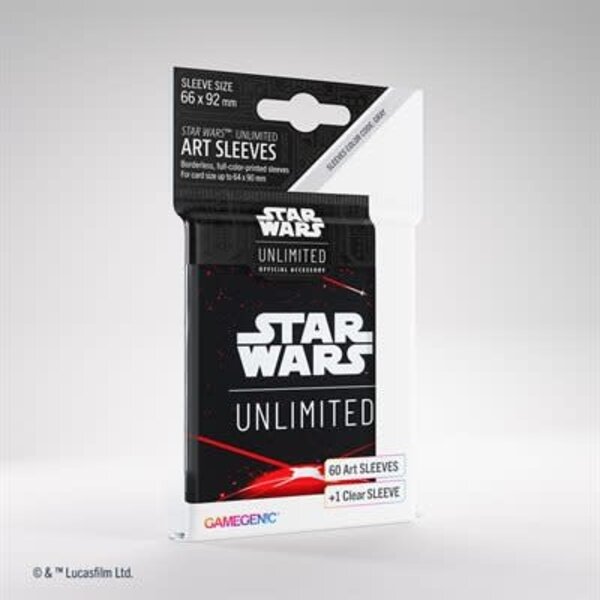 Gamegenic Star Wars: Unlimited Art Sleeves: Space Red