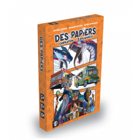 Dés-Papiers: Volume 1 - Compilation de 3 jeux québécois