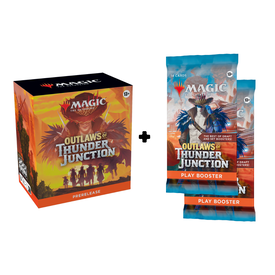 Wizards of the Coast MTG Outlaws of Thunder Junction Prerelease at Home (+ 2 boosters)
