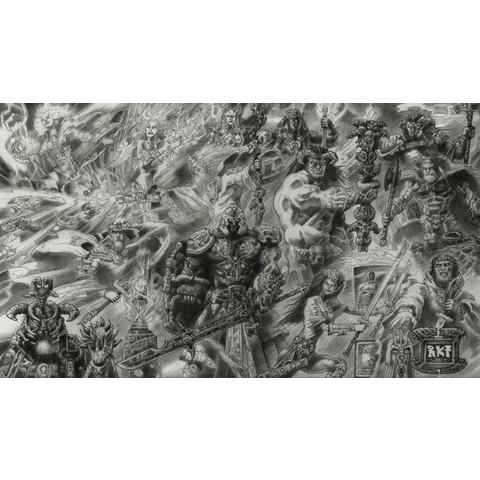 RKF - PLAYMAT - MTG - ORIGINAL - RICHARD KANE FERGUSON - 30  Journey