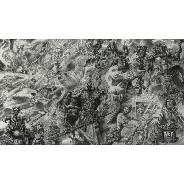 RKF RKF - PLAYMAT - MTG - ORIGINAL - RICHARD KANE FERGUSON - 30  Journey