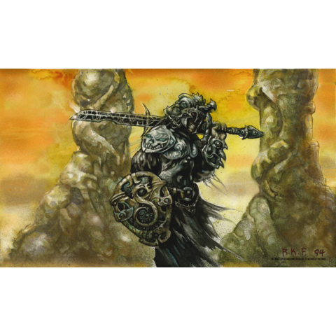 RKF - PLAYMAT - MTG - RICHARD KANE FERGUSON - Dakkon Blackblade