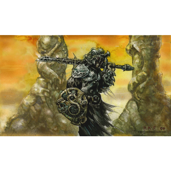 RKF RKF - PLAYMAT - MTG - RICHARD KANE FERGUSON - Dakkon Blackblade