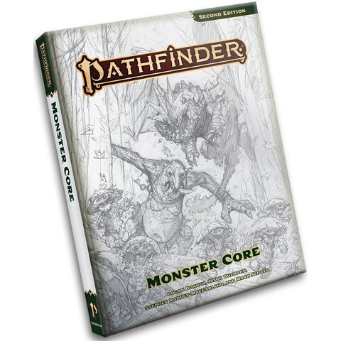 PATHFINDER RPG MONSTER CORE SKETCH COVER EDITION