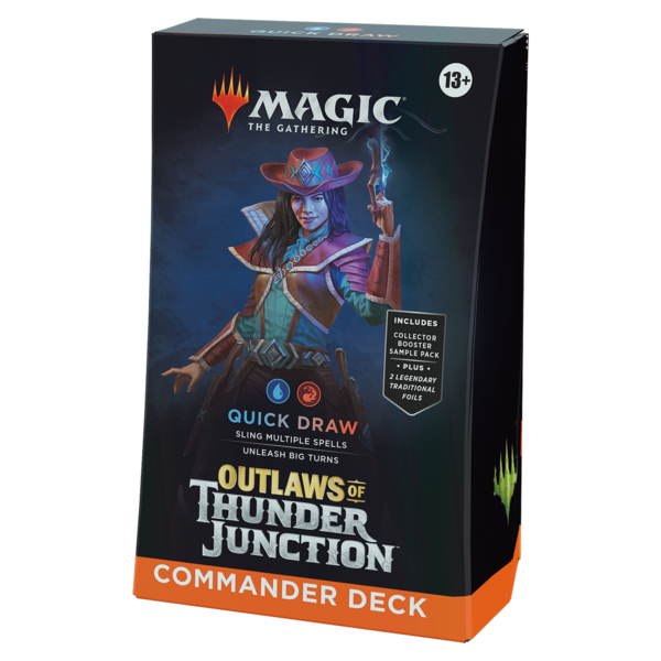 Wizards of the Coast MTG OUTLAWS OF THUNDER JUNCTION COMMANDER DECK - QUICK DRAW