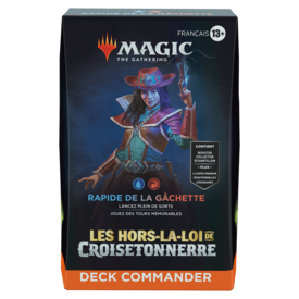 Wizards of the Coast FR - MTG FRENCH OUTLAWS OF THUNDER JUNCTION COMMANDER - RAPIDE DE LA GÂCHETTE