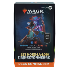 Wizards of the Coast MTG - OUTLAWS OF THUNDER JUNCTION - COMMANDER (FR) - Rapide de la Gâchette