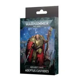 Warhammer 40k DATASHEET CARDS: ADEPTUS CUSTODES (ENG)