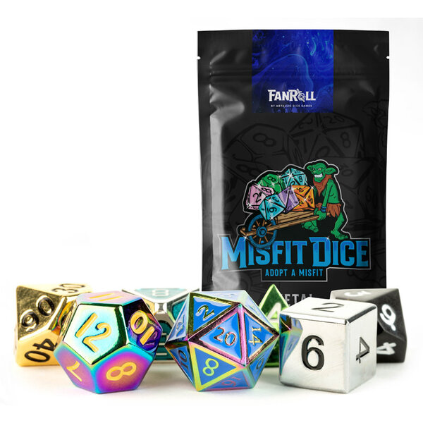 Fanroll MISFIT DICE - MYSTERY - 7DICE SET - Metal