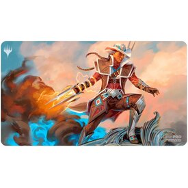  UP PLAYMAT MTG OUTLAWS OF THUNDER JUNCTION ANNIE FLASH