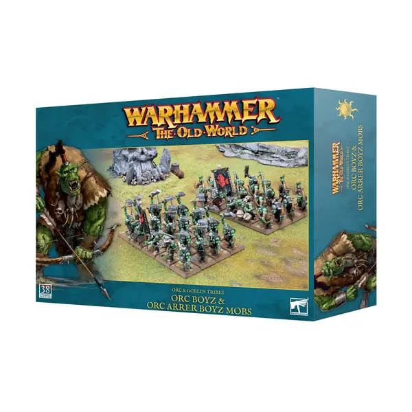 Warhammer The Old World ORC & GOBLIN TRIBES : Orc Boyz & Orc Arrer Boyz Mob