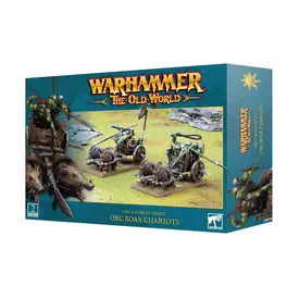 Warhammer The Old World ORC & GOBLIN TRIBES: ORC BOAR CHARIOTS *DATE DE SORTIE 4 MAI*
