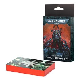 Games Workshop DATASHEET CARDS : Chaos Space Marine (ENG) *25 MAI*