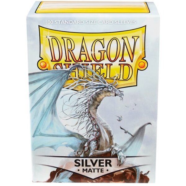 Arcane Tinmen DRAGON SHIELD - SLEEVES (100ct) - MATTE - Silver