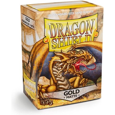 DRAGON SHIELD - SLEEVES (100ct) - MATTE - Gold