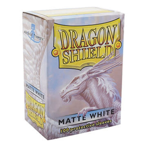 DRAGON SHIELD - SLEEVES (100ct) - MATTE - White
