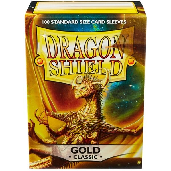 Arcane Tinmen DRAGON SHIELD - SLEEVES (100ct) - CLASSIC - Gold